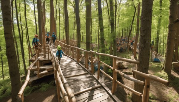 Parc de loisirs le bois des lutins : aventures en nature à Lyon